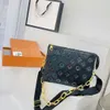 Coussin BB Chain Shoulder Bag Colorful Monograms Canvas With Jacquard Strap Designers Handbag Luxury Cross Body M21353