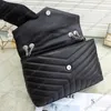 핸드백 여성 고급 디자이너 가방 패션 진짜 가죽 고품질 클래식 체인 메신저 크로스 바디 32cm 및 25cm YB23 어깨