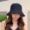 Шляпа Шляпа Fashiuon Hollow Out Women Buckte Hat Hat Solut Color мягкий складной солнцезащитный солнце