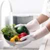 Посудомывающие перчатки водонепроницаемые резиновые тонкие секции Чистая кухня долговечная латексная одежда Gloves GWE14186