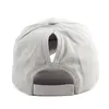 Queue casquette de Baseball Messy Bun chapeaux pour femmes lavé coton casquettes décontracté été pare-soleil femme Sport de plein air chapeau 220627