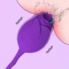 nxyバイブレーターDraadloze Rose Vibrator vrouwelijke clitoris Attruatie Tong likken vaginale afstandsbediening liefde ei volwassenen goederen 220427