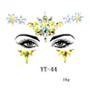 Rhinestone festival Face jewels sticker Fake Tattoo Stickers Body Glitter Tattoos Gems Flash for Music Festival Party Makeup DHL