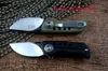 TWOSUN Y-START EDC Coltello pieghevole tascabile D2 Lama Cuscinetto a sfere in ceramica Rondella Manico in lino Flipper Caccia di campeggio esterna TS345