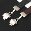 23x33mm watchband soft silicone rubber PU belt for Porsche strap design blue black brown grey Watch Band 6620 Folding buckle