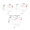 Förvaringslådor BINS HEMorganisation Housekee Garden LL Plastic Box Clear Storage DHI9C