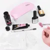 Kits de arte unhas cuticle huscher unha extensão molde líquido solteira líquido unhas rápida caneta para manicure