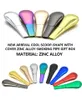 Lowest Price Fast Delivery Stock 8 Colors Price Custom Logo Metal Smoking Hand Spoon Pipe FY3657 F0415