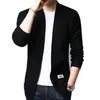 Autumn Winter Mens Long Sleeved Slim Fashion Casual Jacket Casaco Masculino tröja kläder Kardigan Erkek Giyim Wool Knit 220817