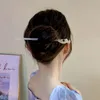 Headpieces 1Pc 18cm Simple Long Hair Combs Hairpin Clips Pins Wedding Bridal Barrettes Hairpins Styling AccessoriesHeadpieces