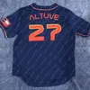 Corey Julks Baseball Jersey Jake Meyers Michael Brantley David Hensley Mauricio Dubon Mardonado Yainer Diaz Lance McCullers Jr.