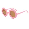 Kinder Sonnenbrille schöne Sonnenblumen Sonnenbrillen Designer Rundrahmen Mädchen gefrostete Brille Kinder039s Sonnenschutzschatten Mode 5714784