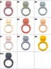 Leone baby teether anello silicone molare molare giocattolo braccialetto a forma di leone morso 10 colori m4143