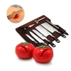 Cute Tomato Shaped Knife Sharpener Anti-skid Poratable Kitchen Fruit Knife Sharpener Safe Sharp Kitchen Gargets