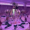 5 pcs metall candelabra akryl ljus hållare bröllop bord centerpieces blomma står vaser väg ledande fest dekoration h220419