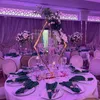 5 stks Metalen Kandelaar Acryl Kandelaars Bruiloft Tafel Centerpieces Bloem Stands Vazen Weg Lood Feestdecoratie YQ231018