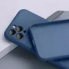 11 Renkler Lüks Silikon TPU Kılıfları iphone 13 11 12 Pro Max Mini SE 2 XS Max XR X 7 8 6 6 S Artı Mat Kapak Yumuşak Kamera Koruma Kılıfı