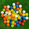 24 st 42mm luftflöde plast perforerad färg inomhusövning golfbollar