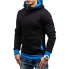 Herfst Streetwear Mannen Hoodie Stutestich Schuine Rits Heren Slanke Trainingspak Mannelijke Случайные толщины Trui Jas L220801