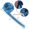 Extra Duża Satynowa maska ​​z długim wiązanym zespołem Night Sen Hat Styling Cap dla kobiet Kręcko Hair Headwrap Head Care Chemo Cap