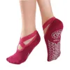 Femmes Bandage Sports Yoga Chaussettes Anti-Slip Sock Quick-Dry Damping Pilates Ballet Chaussettes Good Grip cadeaux 6 Couleurs