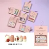 24pcs/Pack False Nails Detachable Long Colorful Fake Nail Art Full Tips Colorful Beauty Artificial For Women Or Girls Wholesale