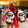 Popularne Moda Panda Key Ring Chain Shellhard Cute Cartoon Torba Panda Wisiorek Brelok Brelok