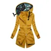 Женские куртки женский случайный чистый цвет асимметричный пальто.