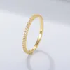 Vente chaude transfrontalière S925 Bague en argent sterling avec zircon micro-incrusté de diamants complets Ins Femme Bracelet de mode européenne et américaine