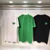 Men's T-Shirts Chao brand new early spring triangle round neck short sleeve Pullover loose fashion men and women versatile T-shirt half sleeve