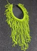 Ketens chique ins European statement mode vrouwen neon gele kralen kettingen handgemaakte punk girl kwalen chokers drop7499492