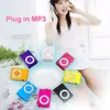 Mini Clip Mp3 Player Portable USB Waterproof Sport Compact Metal Mp3 Music Player med TF Card Slot