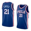 Uomini 21 Joel Embiid 1 Harden City Basketball Jersey Mens 0 Tyrese Maxey 20 Georges Niang 7 Isaiah Joe 3 Allen Iverson Tobias Harris 12 Danny Green Shirt Maglie