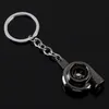 Fashion Creative Car 6 Speed ​​Gearbox Gear Head Blower Key Rings Manual Transmission Spake Refitting Metal Pendant Keychains