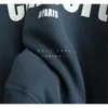 Sweater Kadın Hoodies Polar Kalınlaştırma 2022 Yeni Sonbahar ve Kış Gevşek Mektup V yaka tembel rüzgar ceketi