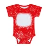Wholesale! Sublimation Bleached Baby Onesies Blank Heat Transfer Cotton Feel Clothing DIY Parent-child Clothes 0-24months A12
