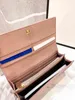 Skórzane portfele projektanty torebki karty torebka wysoka damskie portfel damskie torebki na ramię długi klip modowy