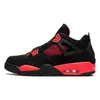 4s Black Cat basketbalschoenen TS x Jumpman 4 sneakers J4 Pine Green Pink Thunder Bred Reimagined Red Cement University Blue Sports Trainers Heren Dames Sneakers Maat 43