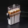 喫煙パイプハンギングネック透明なタバコケースパーソナライズされた防水ライター