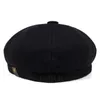 2019 New Fashion Solid Color Fourcolor Beret Cap Outdoor Leisure Hat Ordical Hat Men and Women and Autumn Dark Hats J220722