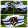 Ball Caps Sailors Ship Boat Captain Blue White Hat State Navy Marine Cap с якорным морским лодками морские модные платья Lxhball