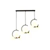 Fer Art Pendentif Lampes Lustre Or Noir Boule De Verre Plafond Lustre Pour Salle À Manger Suspension Lampe Cuisine Suspension Lumière