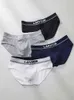 3pcs/lote algodão confortável esporte de cintura baixa sexy masculino u-design touthwear cuecas cuecas roupas íntimas para venda T220816
