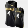 Mit88 College Custom Michigan Wolverines genähtes Basketballtrikot Charles Matthews Jor und Poole Isaiah Livers Mike Smith Franz Wagner Hunter