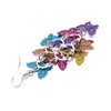 Dangle & Chandelier 1Pair Fashion Elegant Color Butterfly Long Drop Earrings Jewelry Statement Earring For WomenDangle