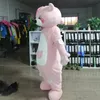 Festiwalowa sukienka Pink Bear Mascot Costume Halloween świąteczne fantazyjne sukienka Reklama Ulotki Ubrania karnawał unisex strój dorosłych