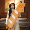 Bread cat doll nap long pillow can be disassembled and washed doll girl sleeping in bed with legs clamped