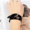 Charm Bracelets European And American Trade Simple Bracelet Light Leather Two-ring Winding Belt Buckle Multi-color Watch BandCharm Lars22