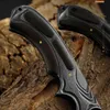 Defensieve tactische mes Damascus Outdoor Survival Knives Camping Hunting Tools Camping Tool Collection voor cadeau