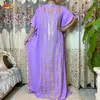 Ethnische Kleidung Muslimische Frauen Abaya Pailletten Stickerei Kleid Satin Marokkanischer Kaftan Dubai Türkei Arabische Oman Robe Quaste AbayasEthnisch